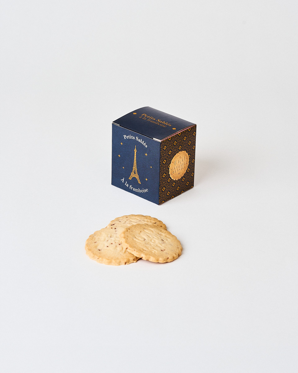 Raspberry Shortbread La Sablésienne | Official Eiffel Tower Shop