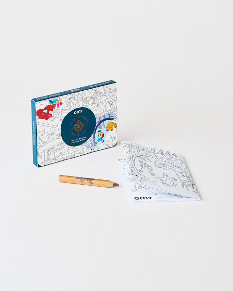 Mini coloring book Eiffel tower OMY - Official Eiffel Tower Shop