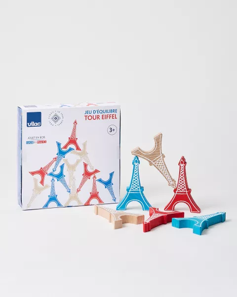 12-Piece Multicolor Stacking Game - Official Eiffel Tower Shop