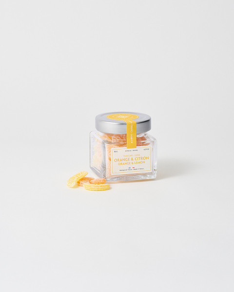 Pot de Bonbons 130g Orange Citron - Boutique tour Eiffel