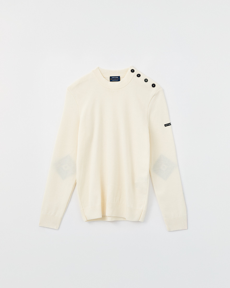 Pull Homme Laine Blanc - Boutique Officielle de la tour Eiffel