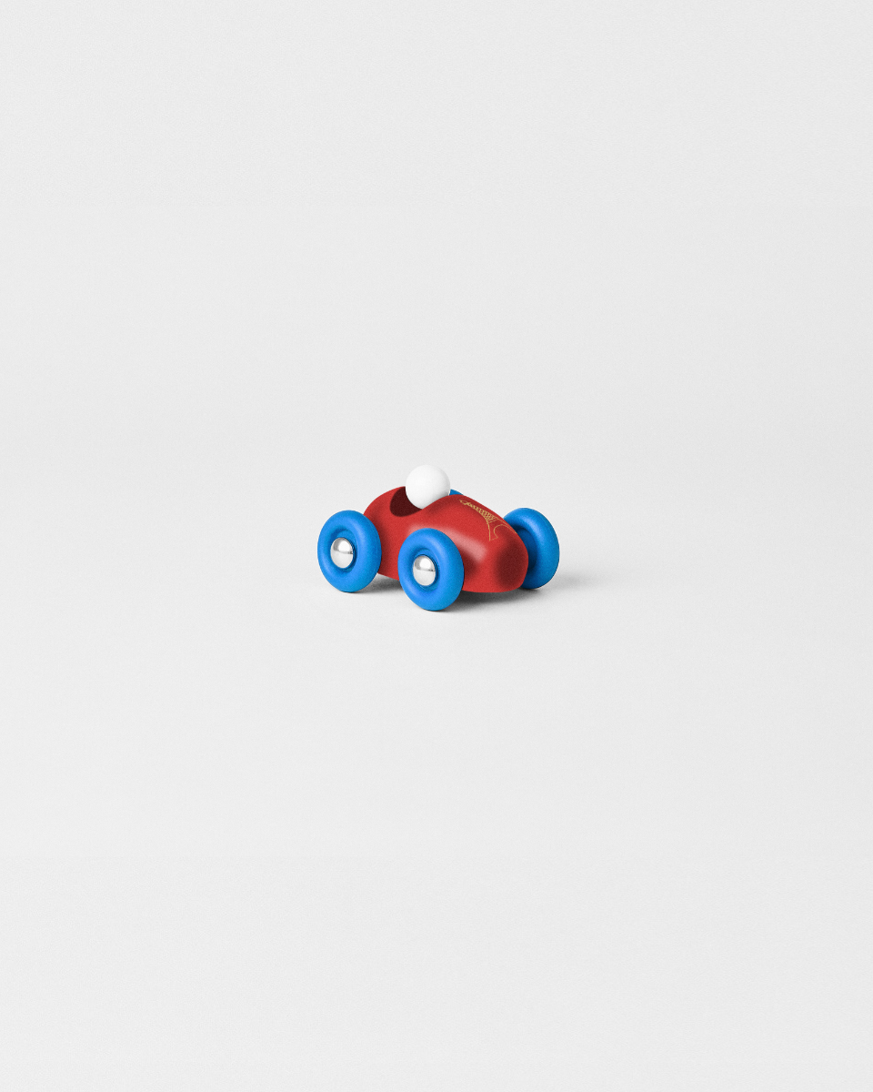 Voiture Enfant Rouge Bois Vilac - Boutique tour Eiffel