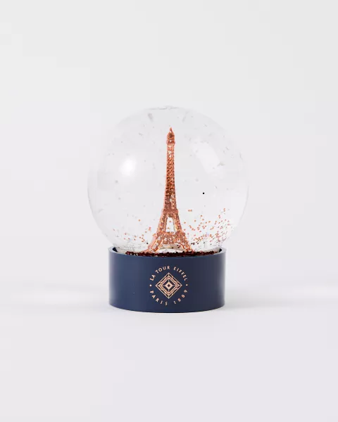 Boule à Neige en Verre Cuivré de la tour Eiffel